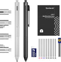 Shuttle Art 4 in 1 Multicolor Pen, 2 Pack Retractable Ballpoint Pens by ShuttleArt
