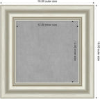 Amanti Art Silver Framed Magnetic Board 18x18 X-Small Vision Board - Image 2