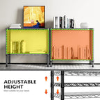 MZG 220 lbs 2 Tier Storage Rack Metal Wire Shelving Unit, Storage Standing - Image 7