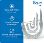 ICC 1-5/16"-Inch Wall Mount J-Hook – 25-Pack, Cable Support Hooks Without - Image 7