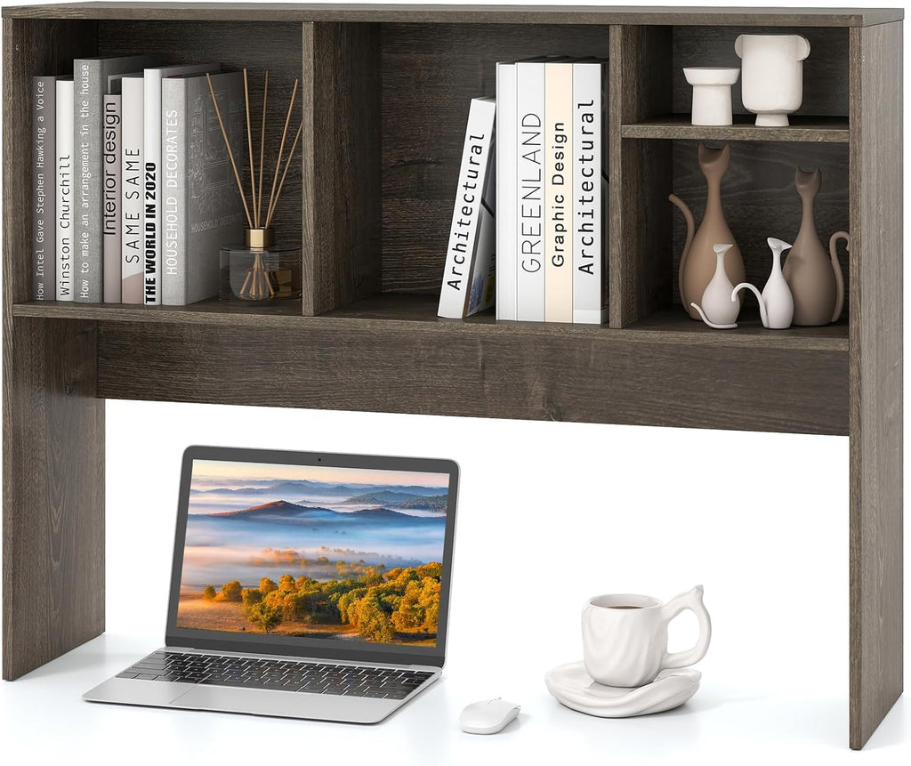 Tangkula Desktop Bookshelf, Countertop Storage Hutch
