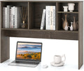 Tangkula Desktop Bookshelf, Countertop Storage Hutch