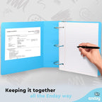 3 Inch Binder 3 Ring Binders, Slant D-Ring 3” Clear View Cover - Image 5