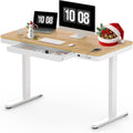 SANODESK Standing Desk with Drawer, Electric Height Adjustable Home Office Desk