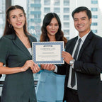 Elite Blue & White Parchment Certificate Papers - Image 6