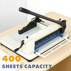 Heavy Duty Paper Cutter 12", Guillotine A4 Paper Cutter, 400 Sheets Capacity - Image 2