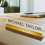 Artblox Personalized Office Desk Name Plate - Image 2