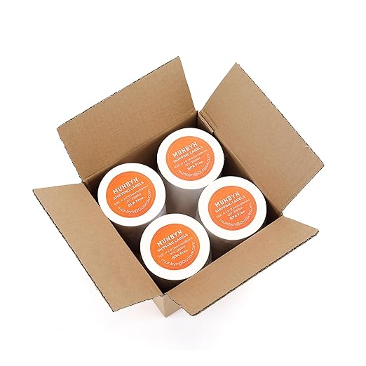 MUNBYN 4"x6" Direct Thermal Shipping Labels, Perforated Postage Paper Compatible by MUNBYN
