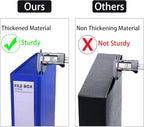 URbantin 6 Pack Foldable Plastic Box Files A4 - Image 4