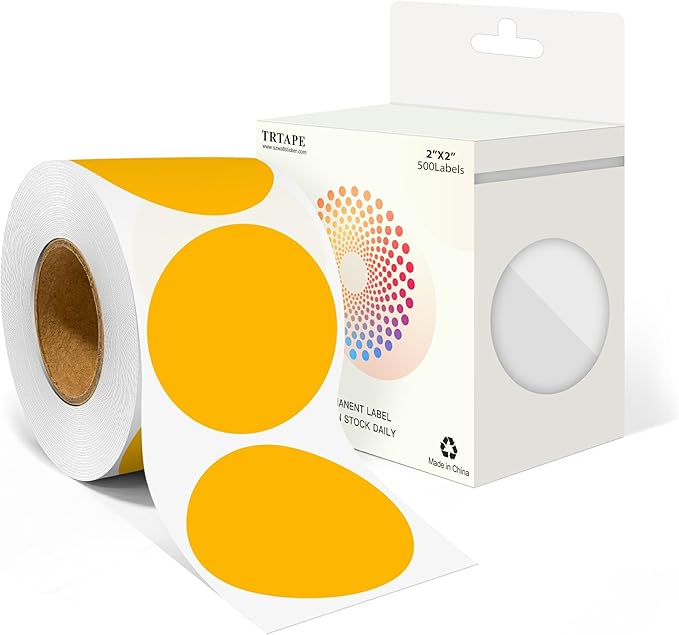 2 Inch Round Color Coding Labels by Unknown