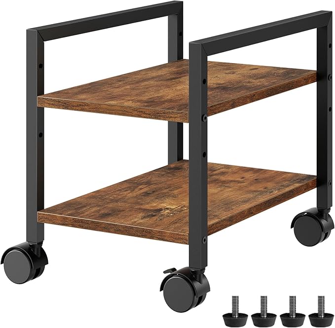 HOOBRO PC Stand, 2-Tier PC Tower Stand Fits Most Computer Towers, CPU Holder by HOOBRO