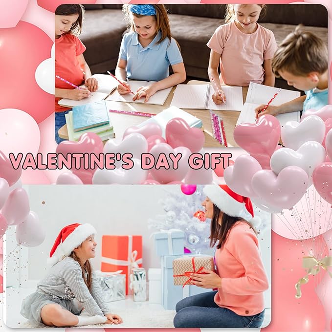 emzrivo 120 PCS Valentines Pencils Bulk Valentines Wood Pencils - Image 3