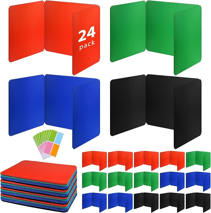 rookea 24 Pack Desk Dividers for Students by ROOKEA