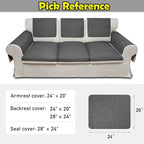 Couch Arm Covers, Waterproof Armrest Cover - Image 6