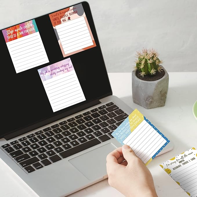 Funny Notepads with Sayings Sticky Funny Office Supplies to Do List Sarcastic - Image 5