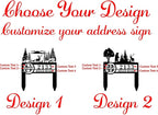 Personalized Metal Adress Sign - Image 2