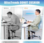 BlissTrends Donut Pillow Seat Cushion, Chair Cushions - Image 5