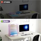 Marbrasse Paper Organizer Letter Tray, 9 Tier Mesh File Organizer - Image 4