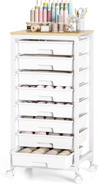 SYKIARIOL Rolling Cart with Drawers, 8 Drawer Rolling Cart, Rolling Drawer Cart - Image 7