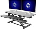 VIVO 42 inch Desk Converter, K Series, Height Adjustable Sit to Stand Riser