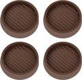 VOCOMO 2X2 Round Rubber Caster Cups, Non Slip Furniture Pads, Anti-Slip Gripper by VOCOMO