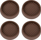 VOCOMO 2X2 Round Rubber Caster Cups, Non Slip Furniture Pads, Anti-Slip Gripper by VOCOMO