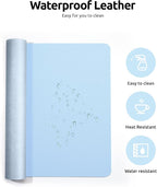 YSAGi Leather Desk Protector, Office Mat, Large Mouse Mat, Non-Slip PU Leather - Image 4