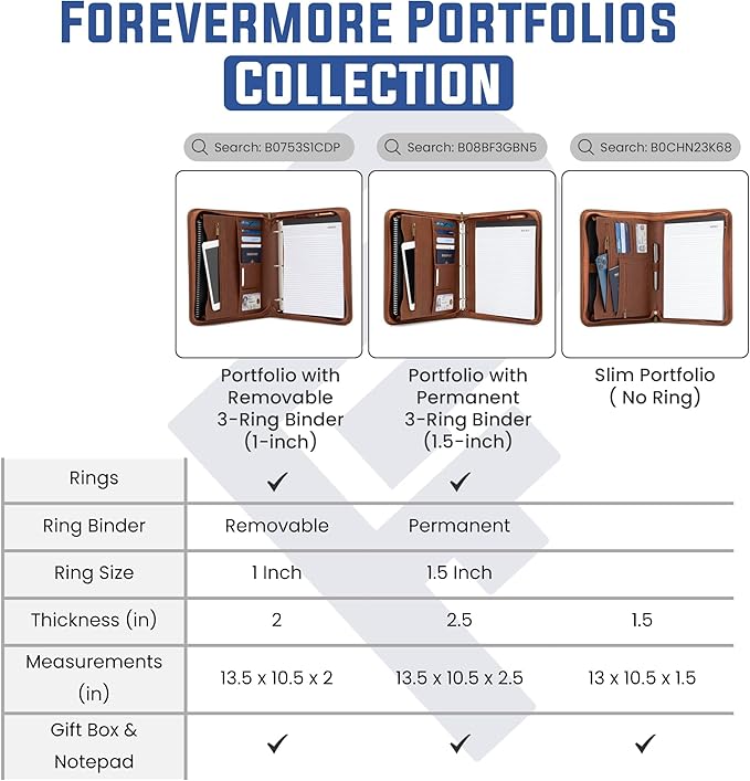 Forevermore Portfolios Padfolio Binder - Image 6