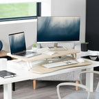 VIVO 32 inch Desk Converter, K Series, Height Adjustable Sit to Stand Riser - Image 8