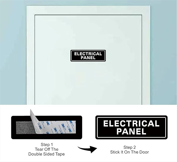 Electrical Panel Sign – Standard Electrical Cabinet Sign, Premium Durable - Image 3