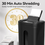 QUIETLEMON 250-Sheet Heavy Duty Paper Shredder Auto Feed, P-5 Security Level - Image 4