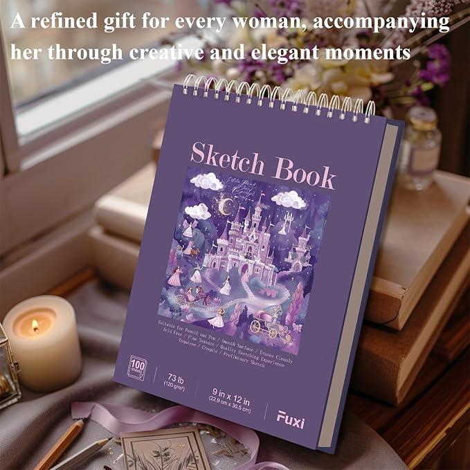 Purple Sketch Book for Women - Image 7