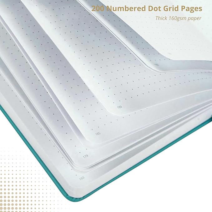 VIVID SCRIBBLES Dotted Journal – 160gsm Bleed Proof Thick White Paper – 200 - Image 5