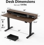 Agilestic 48 Inch Electric Standing Desk - Image 3