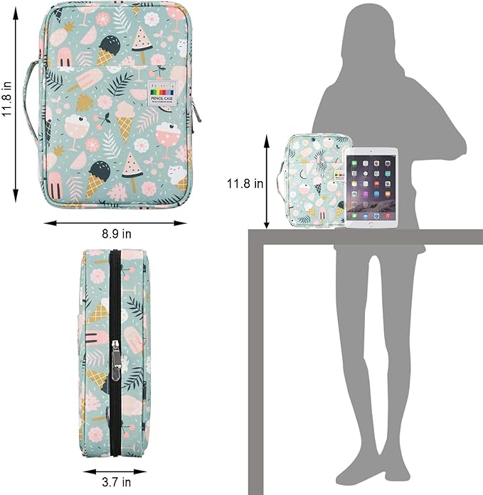 YOUSHARES Colored Pencil Case 220 Slots Pen Case Organizer - Image 6