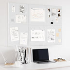 Neatsure Large Cork Board for Wall, 6 Panels Felt Tiles Tack Push Pin Board for - Image 2