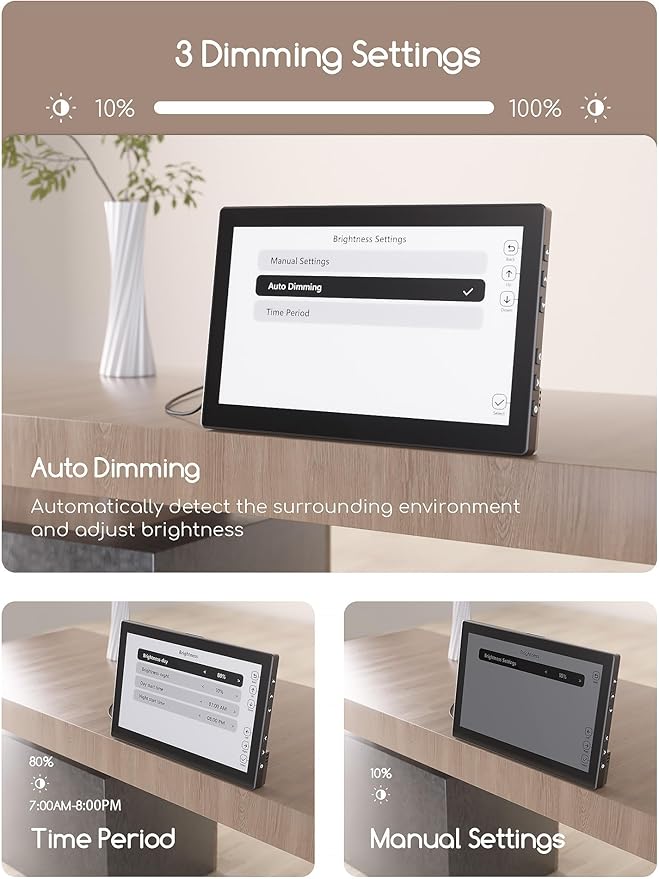 Raynic Digital Clock, Large Display Calendar Clock - Image 7