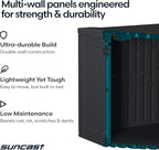 Suncast 80-Gal. Waterproof Resin Large Outdoor Patio Deck Box - Image 6