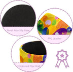 Leather Pen Holder for Desk Colorful Spot Pencil Cup Desktop Organizer Makeup - Image 2