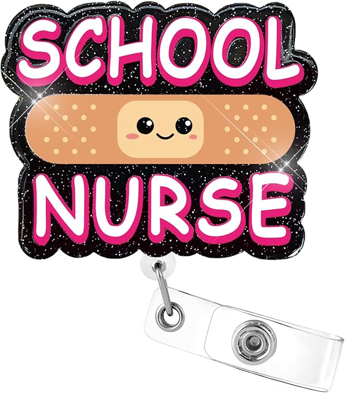Aoryalps School Nurse Retractable Badge Reel Holder Retractable by Unknown