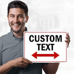 Custom Two Way Arrow Directional Sign by My Sign Center - Image 2