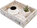 MyGift Rustic White Desktop Letter Tray - Image 7