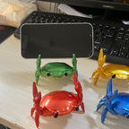 LOGUTIA Golden Yellow Crab Pen Holder Cute Yellow Crab Storage Creative Pen - Image 9