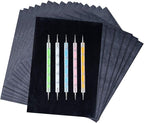 200 Sheets Carbon Paper Black Graphite Paper Transfer Tracing Paper and 5 by Ueerdand