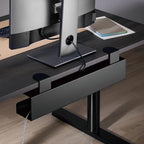 Mount-It! Under Desk Cable Management Tray – Clamp-On No-Drill Metal Cable - Image 2