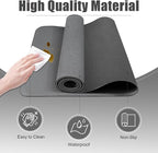 Leather Desk Pad Protector, Desk Mat, Large Mouse Pad, Non-Slip Desk Blotter - Image 3