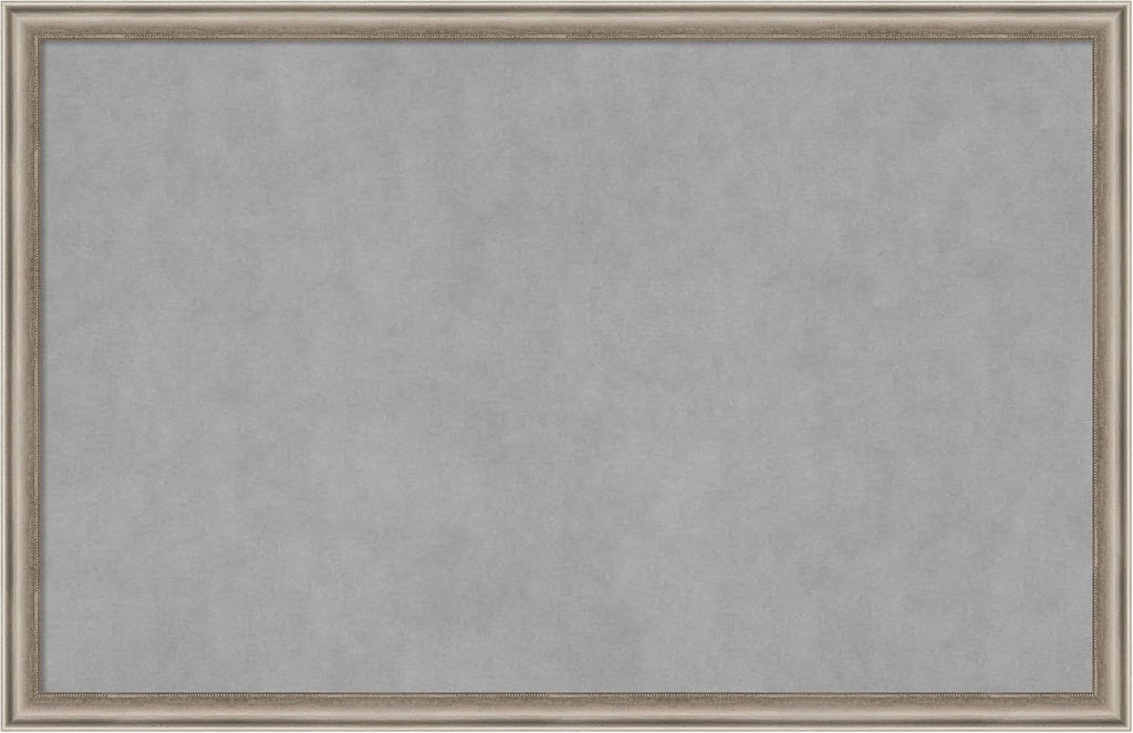 Amanti Art Silver Framed Magnetic Board 22x34 Large Vision Board