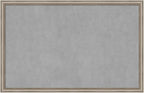 Amanti Art Silver Framed Magnetic Board 22x34 Large Vision Board