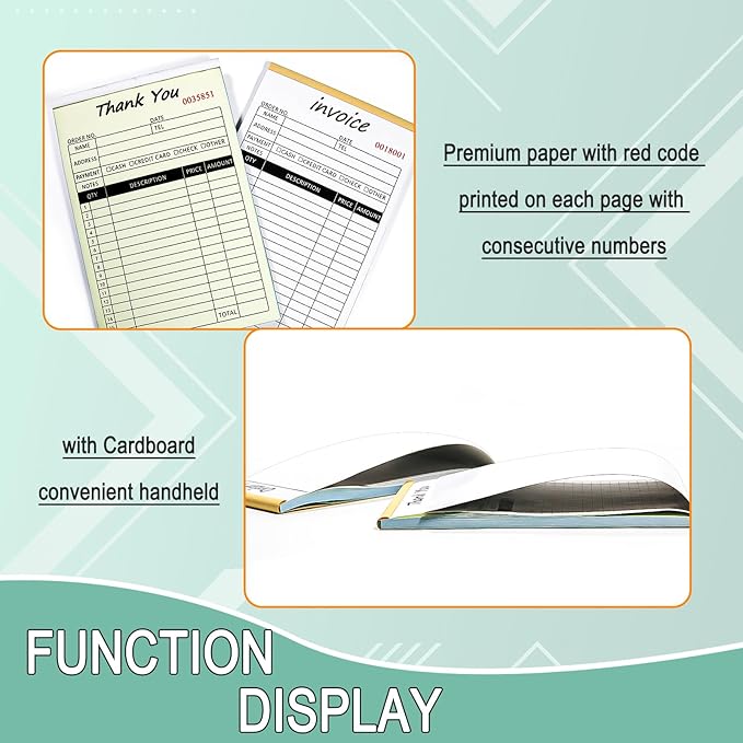 Homvle Invoice Receipt Book - Image 3