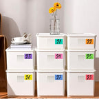 240 PCS Colored Labels Stickers 3 x 2 Inch Rectangular Moving Labels 8 Colors - Image 7